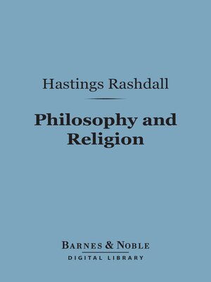 cover image of Philosophy and Religion (Barnes & Noble Digital Library)